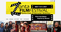 Desktop Screenshot of kwzontafilmfestival.com