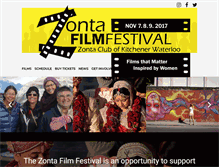 Tablet Screenshot of kwzontafilmfestival.com